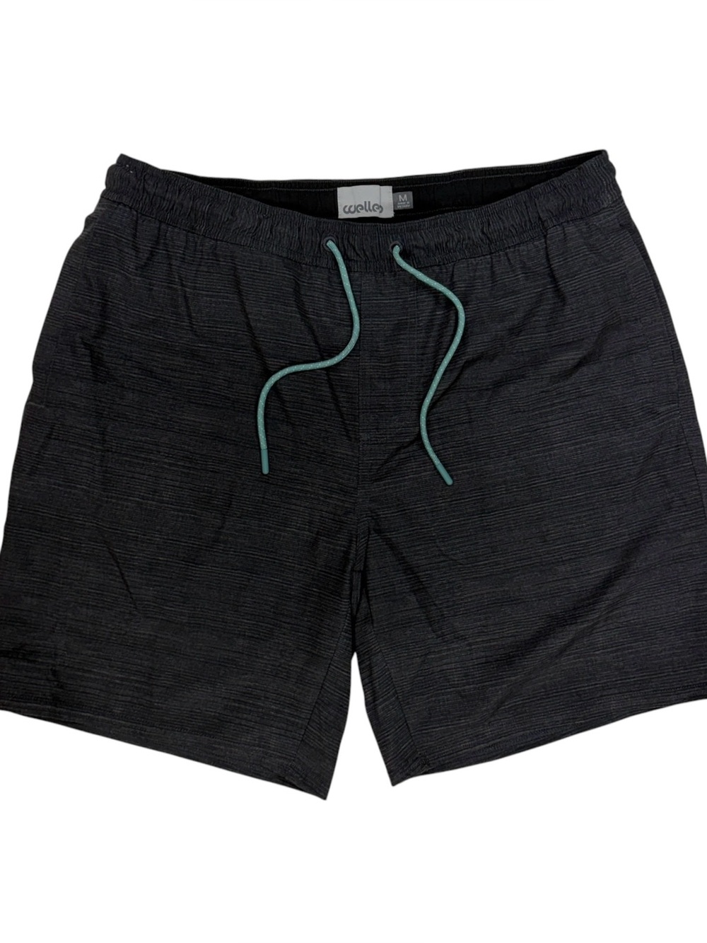 Wellen Shorts Men Medium Grey 7 Performance Lined Swim Trunk Athletic Hybrid Gym